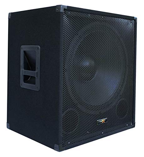 E-Lektron SUB-Q45A PA-Subwoofer Aktiv 18"/45cm Bass Lautsprecher Box mit integrierter Endstufe1000W-Peak von E-Lektron