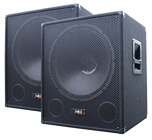 E-Lektron SUB-Q45A PA-Subwoofer Paar Aktiv 18"/45cm Bass Lautsprecher Boxen mit integrierten Endstufen E-Lektron SUB-Q45A PA-Subwoofer Paar Aktiv 18"/45cm Bass Lautsprecher Boxen mit integrierten Endstufen von E-Lektron