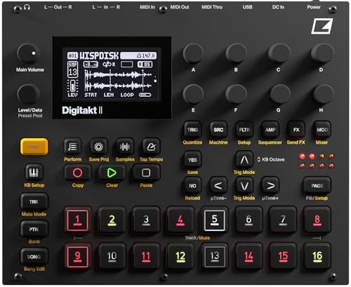 Elektron Digitakt II Drum Computer Sampler von E-Lektron