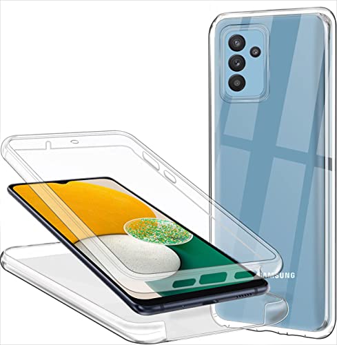 E-Lush Hülle Kompatibel mit Samsung Galaxy A14 5G/ 4G, Transparente Handyhülle für Samsung A14 5G Weich Silikon TPU Vorderseite + Hart PC Zurück Schutzhülle 360 Grad Komplett Schutz Cover Durchsichtig E-Lush Hülle Kompatibel mit Samsung Galaxy A14 5G/ 4G, Transparente Handyhülle für Samsung A14 5G Weich Silikon TPU Vorderseite + Hart PC Zurück Schutzhülle 360 Grad Komplett Schutz Cover Durchsichtig von E-Lush