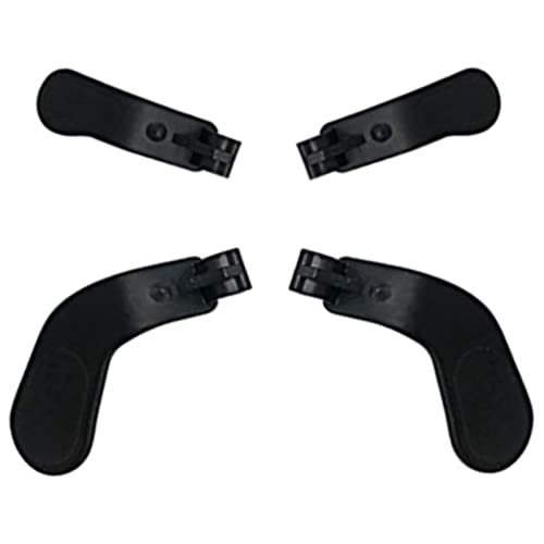 4 Metall-Paddel-Locks, knöpfe für Elite Series 2 Controller, Xbox One Elite Controller (schwarz) von E-MODS GAMING