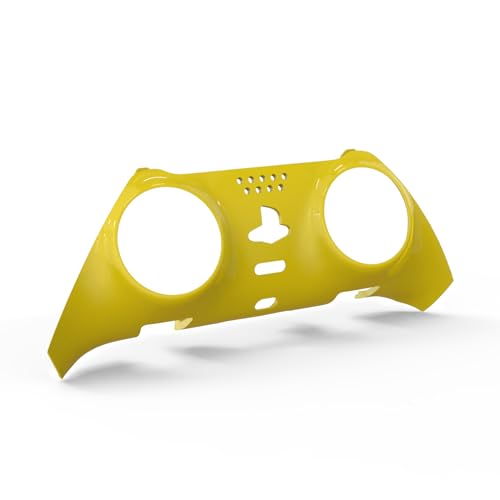 Dekorative Zierleiste für PS5 Edge Controller – Soft Touch Ersatzplatten Abdeckung (gelb) von E-MODS GAMING