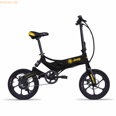 E-Mobilität Jeep Fold E-Bike FR 6020, 16x1,95-, schwarz von E-Mobilität