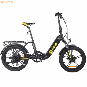 E-Mobilität Jeep Fold E-Bike FR 7000, 20x3,0-, schwarz von E-Mobilität