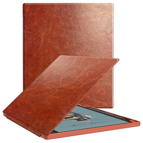 E NET-CASE Schutzhülle für 26,2 cm (10,3 Zoll) Boox Note Air4 C (2024)/Boox Note Air3 C/Boox Note Air3 B/W Tablet (2023), leichte, transparente Rückseite mit automatischer Sleep/Wake und integriertem von E NET-CASE