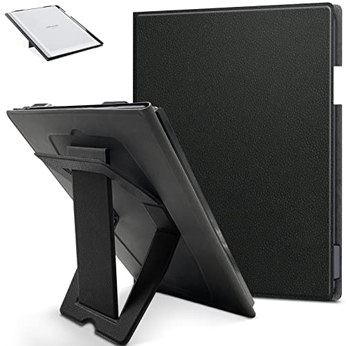 E NET-CASE Schutzhülle mit Standfunktion für Remarkable 2 Digital Paper Tablet 26,2 cm (10,3 Zoll) 2020, Premium-PU-Leder, 360 Grad verstellbare Winkel, Buchhülle für Remarkable 2 mit internem von E NET-CASE