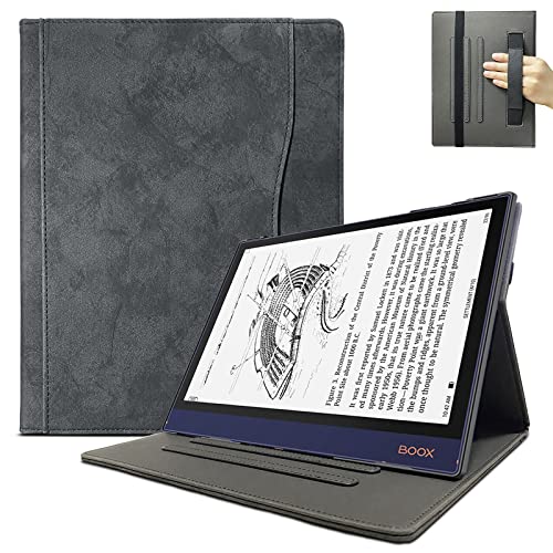 Hülle für BOOX Note Air 2 (2021) & BOOX Note Air 2 Plus (2022) Digitales Papier-Tablet Verbesserte Design-Hülle für BOOX Note Air 2 & 2 Plus 10.3 Zoll Digitales Papier mit Bleistifthalter,Black von E NET-CASE