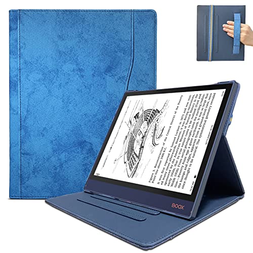 Hülle für BOOX Note Air 2 (2021) & BOOX Note Air 2 Plus (2022) Digitales Papier-Tablet Verbesserte Design-Hülle für BOOX Note Air 2 & 2 Plus 10.3 Zoll Digitales Papier mit Bleistifthalter,Blue von E NET-CASE
