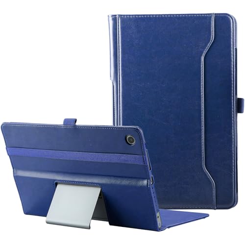 E NET-CASE Hülle für Lenovo Tab Plus (TB351FU) 11.5 Zoll 2024 Tablet, Ultraleicht Hülle mit Externem Stifthalter & Dokumentschlitze, Blau von E NET-CASE