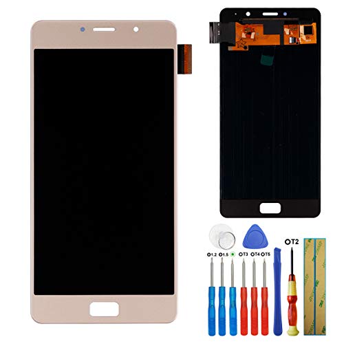 E-YIIVIIL Display Kompatibel mit Lenovo P2 P2A42 5.5''Super AMOLED LCD Touch Screen Display Assembly with Tools(schwarz) (Gold) von E-YIIVIIL