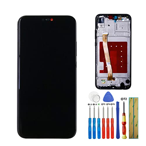 E-YIIVIIL LCD Display Kompatibel mit Huawei P20 lite Display Touchscreen Digitizer LCD Schwarz Glas + Rahmen + Werkzeugset E-YIIVIIL LCD Display Kompatibel mit Huawei P20 lite Display Touchscreen Digitizer LCD Schwarz Glas + Rahmen + Werkzeugset von E-YIIVIIL
