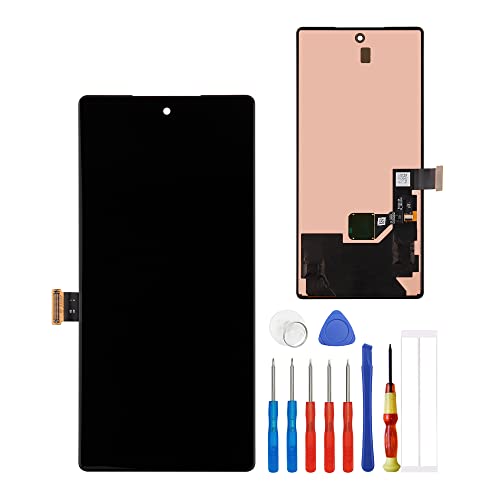 E-YIIVIIL Neuer Ersatz LCD Display [Unterstützung Fingerabdruck] Kompatibel mit Pixel 6 GB7N6 G9S9B16 G9S9B（Kein Rahmen） 6.4" LCD Display Touch Screen Assembly with Tools von E-YIIVIIL