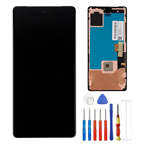 E-YIIVIIL Neuer Ersatz LCD Display [Unterstützung Fingerabdruck] Kompatibel mit Pixel 7 GVU6C GQML3 GO3Z5（Kein Rahmen） 6.3" LCD Display Touch Screen Assembly with Tools von E-YIIVIIL