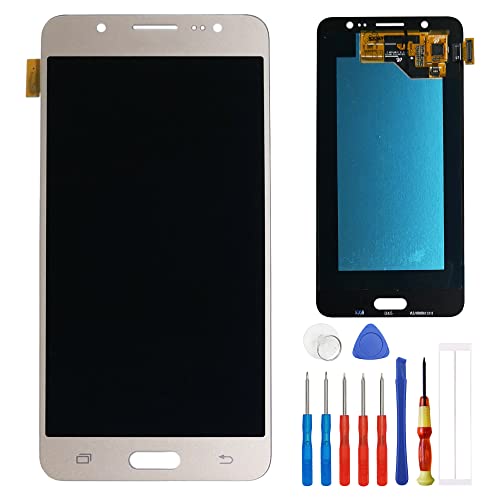 E-YIIVIIL New LCD Display Touchscreen Bildschirm Digitizer für Samsung Galaxy J5 2016 J510 Gold Glass Assembly Display von E-YIIVIIL