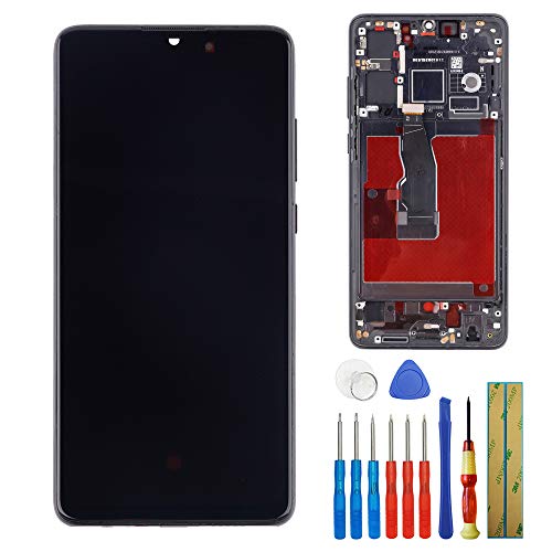 E-YIIVIIL OLED Display Kompatibel mit Huawei P30 ELE-L29 ELE-L09 ELE-L04 6.1" inch LCD Touch Screen Display Assembly with Tools+ Rahmen von E-YIIVIIL