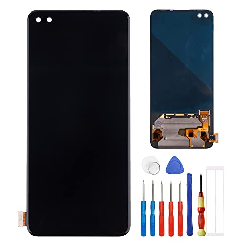 E-YIIVIIL TFT Display Kompatibel mit OnePlus Nord AC2001, AC2003 6.44" LCD Display Touch Screen Assembly with Tools Schwarz（Kein Rahmen） von E-YIIVIIL