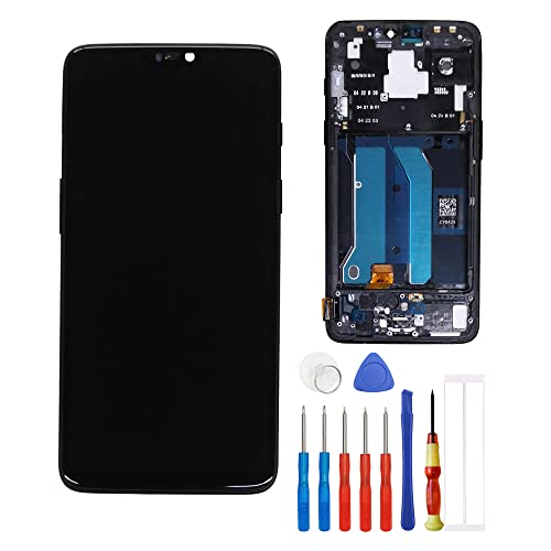 E-YIIVIIL TFT Display kompatibel mit OnePlus 6 A6000 /A6003 Display Touchscreen Mirror Schwarz with Rahmen +Tools von E-YIIVIIL