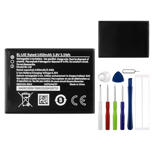 E-yiiviil Ersatzakku BL-L4E Battery Kompatibel mit Nokia 2660 8210 with Tools E-yiiviil Ersatzakku BL-L4E Battery Kompatibel mit Nokia 2660 8210 with Tools von E-YIIVIIL