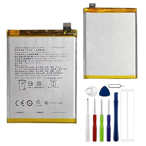 E-yiiviil Ersatzakku BLP807 Kompatibel mit Realme 7 5G RMX2111 with Tools E-yiiviil Ersatzakku BLP807 Kompatibel mit Realme 7 5G RMX2111 with Tools von E-YIIVIIL