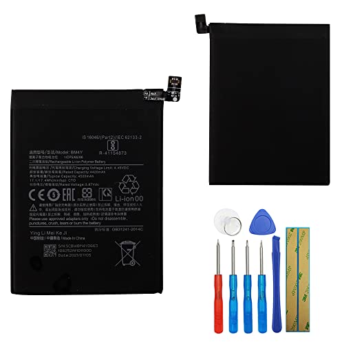 E-yiiviil Ersatzakku BM4Y Kompatibel mit Xiaomi Poco F3 Redmi K40 Pro K40 Pro+ with Tools E-yiiviil Ersatzakku BM4Y Kompatibel mit Xiaomi Poco F3 Redmi K40 Pro K40 Pro+ with Tools von E-YIIVIIL