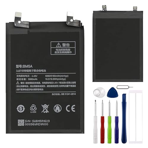E-yiiviil Ersatzakku BM5A Kompatibel mit Redmi Note 11 Pro 5G 21091116I 2201116SG with Tools E-yiiviil Ersatzakku BM5A Kompatibel mit Redmi Note 11 Pro 5G 21091116I 2201116SG with Tools von E-YIIVIIL