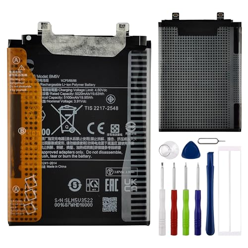 E-yiiviil Ersatzakku BM5V Kompatibel mit Xiaomi Redmi Note 13 Pro 5G/Poco X6 5G AKKU with Tools E-yiiviil Ersatzakku BM5V Kompatibel mit Xiaomi Redmi Note 13 Pro 5G/Poco X6 5G AKKU with Tools von E-YIIVIIL