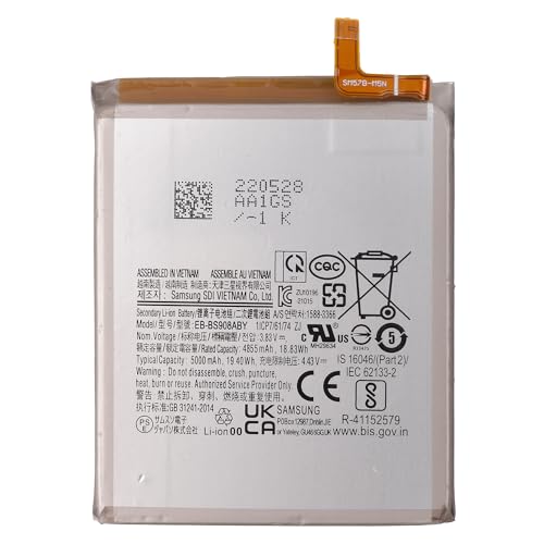 E-yiiviil Ersatzakku EB-BS908ABY Battery Kompatibel mit Samsung Galaxy S22 Ultra 5G 2024 SM-908U with Tools von E-YIIVIIL