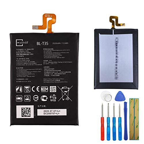 E-yiiviil Ersatzakku G011B BL-T35 Kompatibel mit Google Pixel 2 XL 6.0 3720mah 3.85V with Tools E-yiiviil Ersatzakku G011B BL-T35 Kompatibel mit Google Pixel 2 XL 6.0 3720mah 3.85V with Tools von E-YIIVIIL