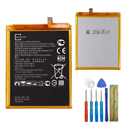 E-yiiviil Ersatzakku HB386483ECW+ Kompatibel mit Huawei G9 Plus/Honor 6X Maimang 5 MLA-AL10 MLA-L00 MLA-L01 MLA-L03 Nova Plus with Tools E-yiiviil Ersatzakku HB386483ECW+ Kompatibel mit Huawei G9 Plus/Honor 6X Maimang 5 MLA-AL10 MLA-L00 MLA-L01 MLA-L03 Nova Plus with Tools von E-YIIVIIL