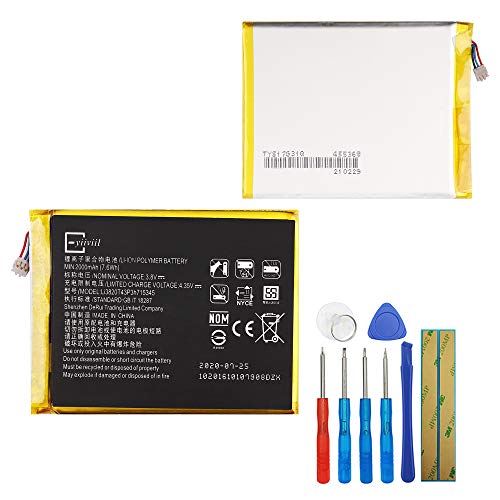 E-yiiviil Ersatzakku Li3820T43P3h715345 Kompatibel mit ZTE Grand S Flex ZTE MF910 MF910L MF910S 3.8V 2000mAh 7.6Wh with Tools E-yiiviil Ersatzakku Li3820T43P3h715345 Kompatibel mit ZTE Grand S Flex ZTE MF910 MF910L MF910S 3.8V 2000mAh 7.6Wh with Tools von E-YIIVIIL