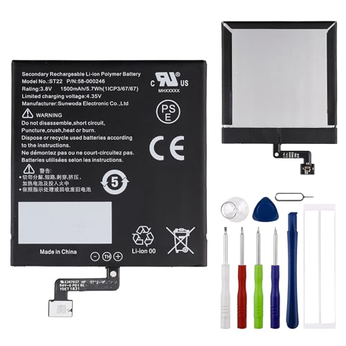E-yiiviil Ersatzakku ST22 MC-266767 Kompatibel mit 4 10th Generation (2018 Release) AKKU with Tools von E-YIIVIIL