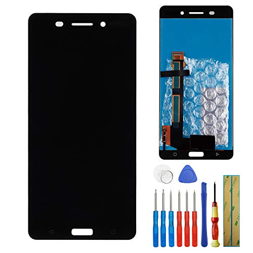 LCD Ersatz kompatibel mit Nokia 6 2017 N6 TA-1000 TA-1003 TA-1021 TA-1025 TA-1033 TA-1039 LCD Touch Screen Digitizer Assembly von E-YIIVIIL