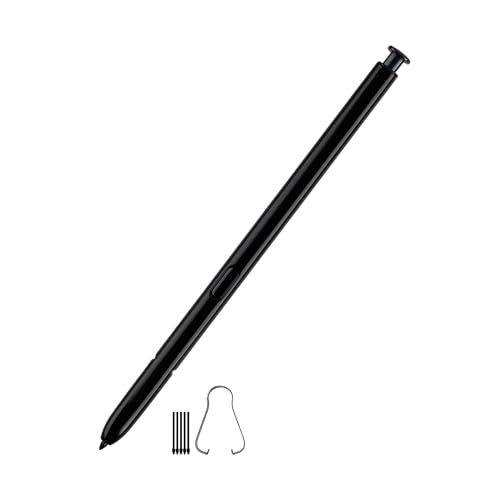 Neuer Ersatz S Stylus Touch S Pen kompatibel mit Samsung Galaxy Note 10 / Note 10 Plus S Pen Touch Stylus Pen (with Bluetooth) (Schwarz) von E-YIIVIIL