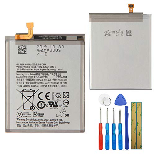 Replacement Battery EB-BA202ABU Kompatibel mit Samsung Galaxy A20E SM-A202 with Tools von E-YIIVIIL
