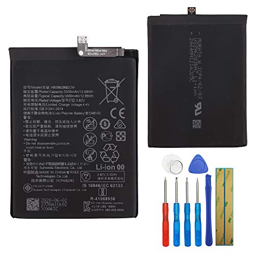 Replacement Battery HB396286ECW Kompatibel mit Huawei P Smart 2019 Honor 10 Lite POT-L21 with Tools von E-YIIVIIL