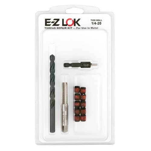 E-Z LOK EZ-310-4 Gewindeeinsätze für Metall, 1/4-20 Einbausatz, Stahl, Schwarzoxid E-Z LOK EZ-310-4 Gewindeeinsätze für Metall, 1/4-20 Einbausatz, Stahl, Schwarzoxid von E-Z LOK