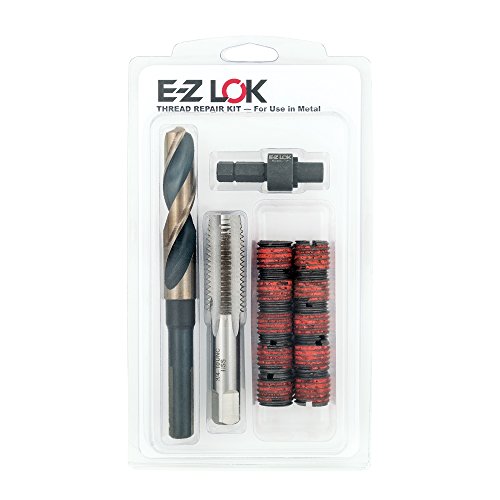 E-Z LOK EZ-450-6 Gewindeeinsätze für Metall, M6-1.0 Montagesatz, Stahl, Schwarzoxid von E-Z LOK
