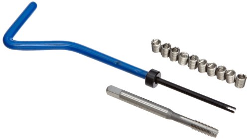 E-Z Lok EK20520 Spiralgewindeeinsatz-Set, 304 Edelstahl, 8-32 Gewindegröße, 0,8 cm installierte Länge (10 Stück) von E-Z LOK