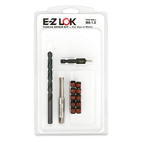 E-Z Lok ez-310-m6 Gewinde für Metall; M6–1.0 Installation Kit, Stahl, schwarz-Oxid E-Z Lok ez-310-m6 Gewinde für Metall; M6–1.0 Installation Kit, Stahl, schwarz-Oxid von E-Z LOK