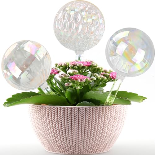 E-feilai Bunte Bewässerungskugeln, Pilzpflanzenbewässerung, selbstbewässernde Glühbirne, Pflanzenbewässerungsspikes, Glasbewässerungsstab (Globe, 6) von E-feilai