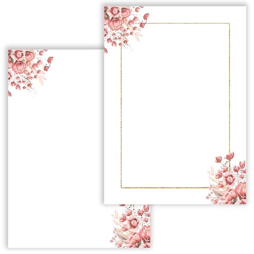 20 x Blanko Karten mit Muster Postkarten Set Selbstgestalten Selbstbedrucken DIY Einladungskarten Rosen Rosa Aquarell Postkarte 2 Seitig Einladung Spiel Geburtstag elegant Glückwünsche Grußkarten A6 20 x Blanko Karten mit Muster Postkarten Set Selbstgestalten Selbstbedrucken DIY Einladungskarten Rosen Rosa Aquarell Postkarte 2 Seitig Einladung Spiel Geburtstag elegant Glückwünsche Grußkarten A6 von E&G Klasse