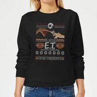 E.T. the Extra-Terrestrial Be Good or No Presents Damen Weihnachtspullover – Schwarz - 3XL von E.T. the Extra-Terrestrial
