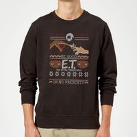 E.T. the Extra-Terrestrial Be Good or No Presents Weihnachtspullover – Schwarz - L von E.T. the Extra-Terrestrial