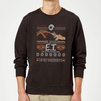 E.T. the Extra-Terrestrial Be Good or No Presents Weihnachtspullover – Schwarz - M von E.T. the Extra-Terrestrial