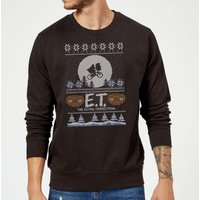 E.T. the Extra-Terrestrial Weihnachtspullover – Schwarz - XL von E.T. the Extra-Terrestrial
