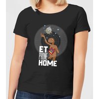 ET ET Phone Home Damen T-Shirt - Schwarz - M von E.T. the Extra-Terrestrial