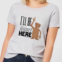 ET Ill Be Right Here Damen T-Shirt - Grau - 3XL von E.T. the Extra-Terrestrial