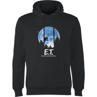 ET Moon Silhouette Kapuzenpullover - Schwarz - L von E.T. the Extra-Terrestrial