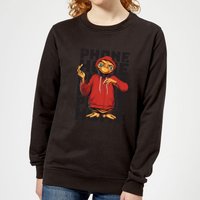 ET Phone Home Stylised Damen Pullover - Schwarz - L von E.T. the Extra-Terrestrial