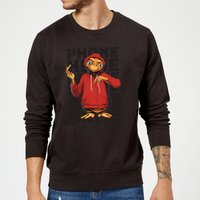 ET Phone Home Stylised Pullover - Schwarz - L von E.T. the Extra-Terrestrial